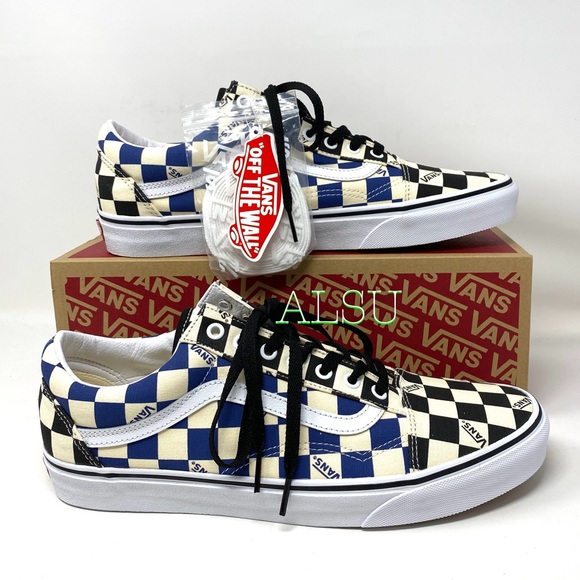 💖MEGA SALE💖VANS Old Skool Big Check Canvas Navy Casual Women’s VN0A4U3BWRT - Picture 5 of 10
